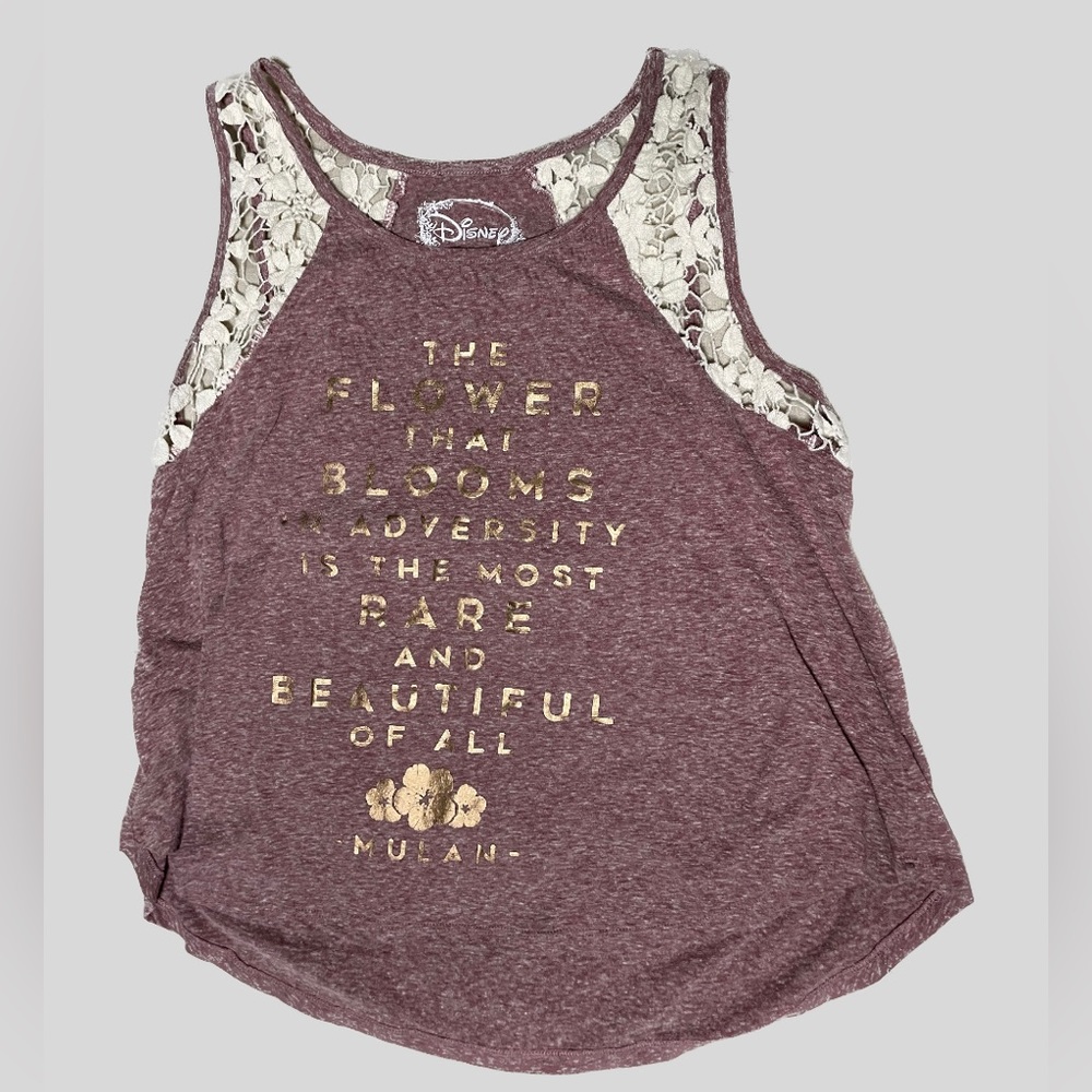 Mulan quote tank top